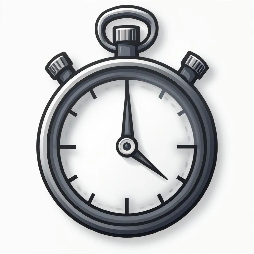 Chronomètre symbolisant la rapidité