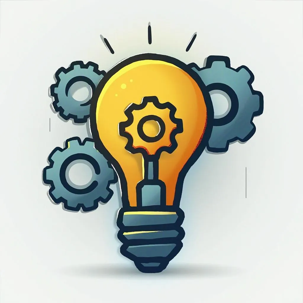 Icône d'innovation technologique