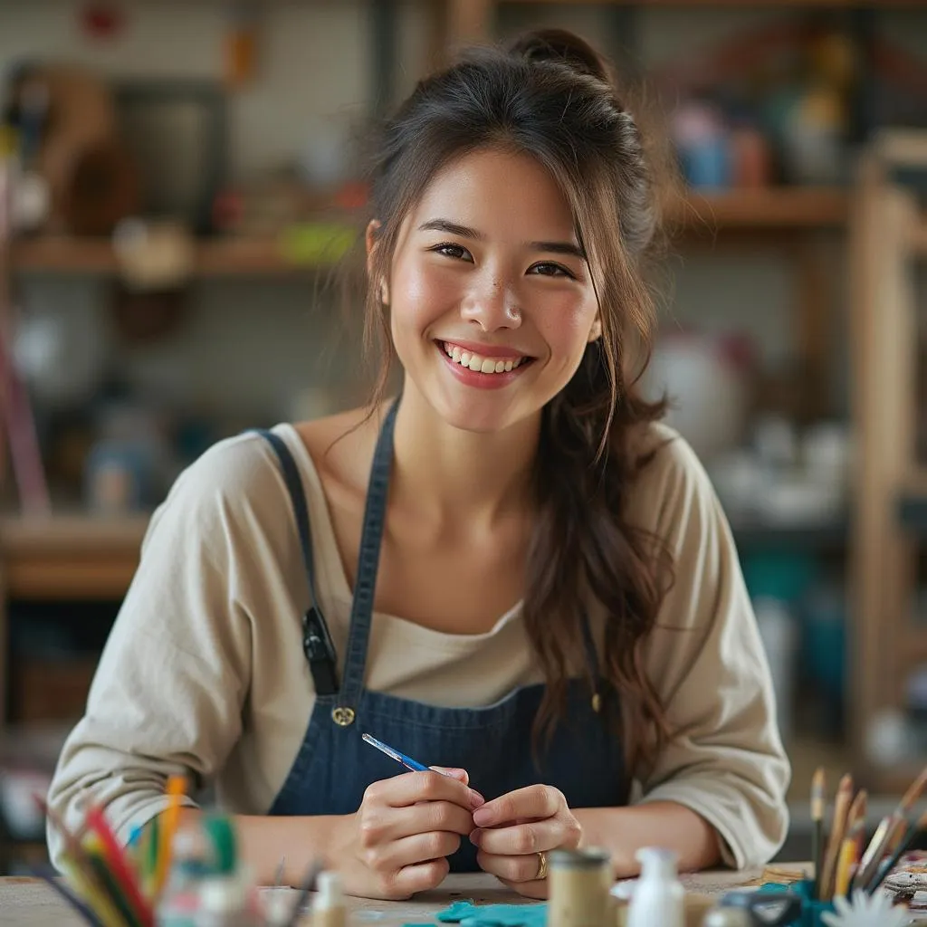 Sophie, jeune entrepreneuse